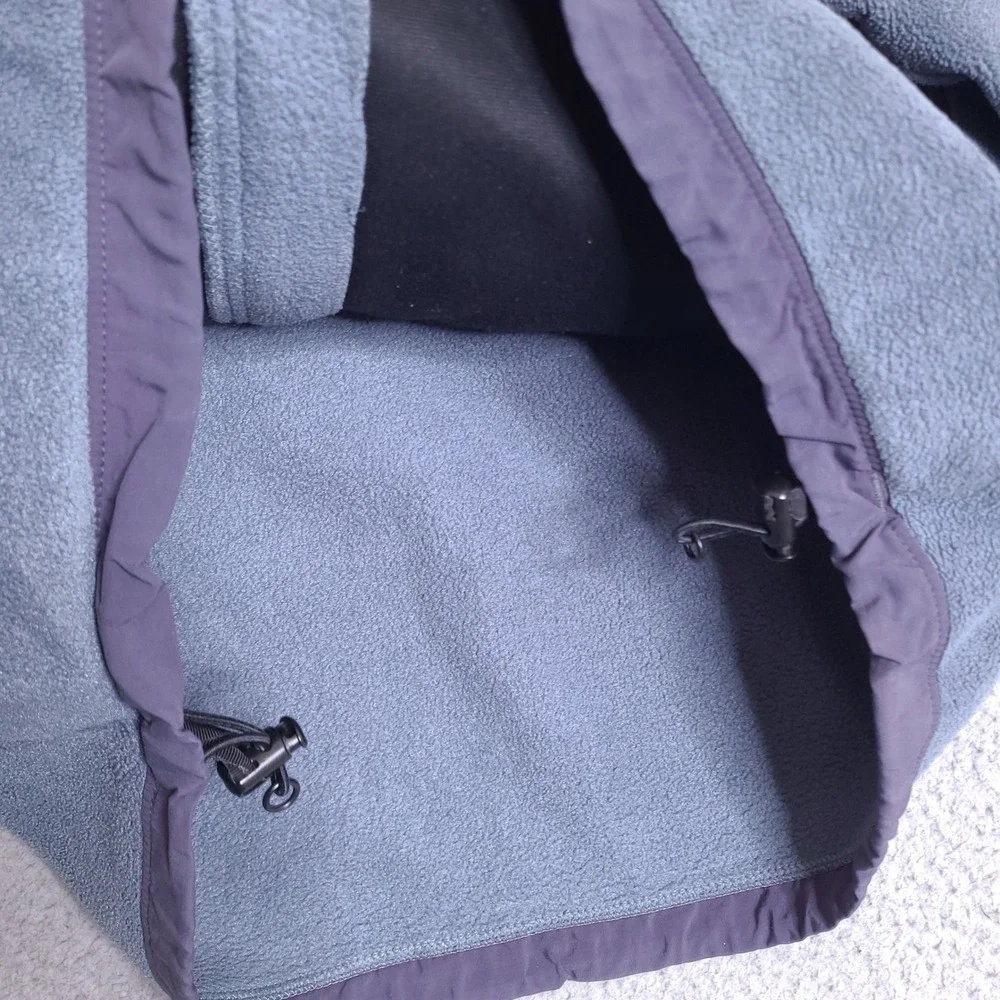 The North Face Denali Fleece Jacket Mens Small Blue Gray‎ Full Zip Polartec Coat